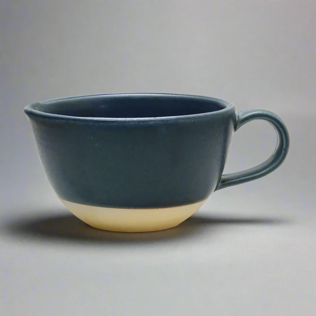 Mino Bunzan Kiln (Y1025): Yuzamashi / Matcha Mug Cup (280 ml)