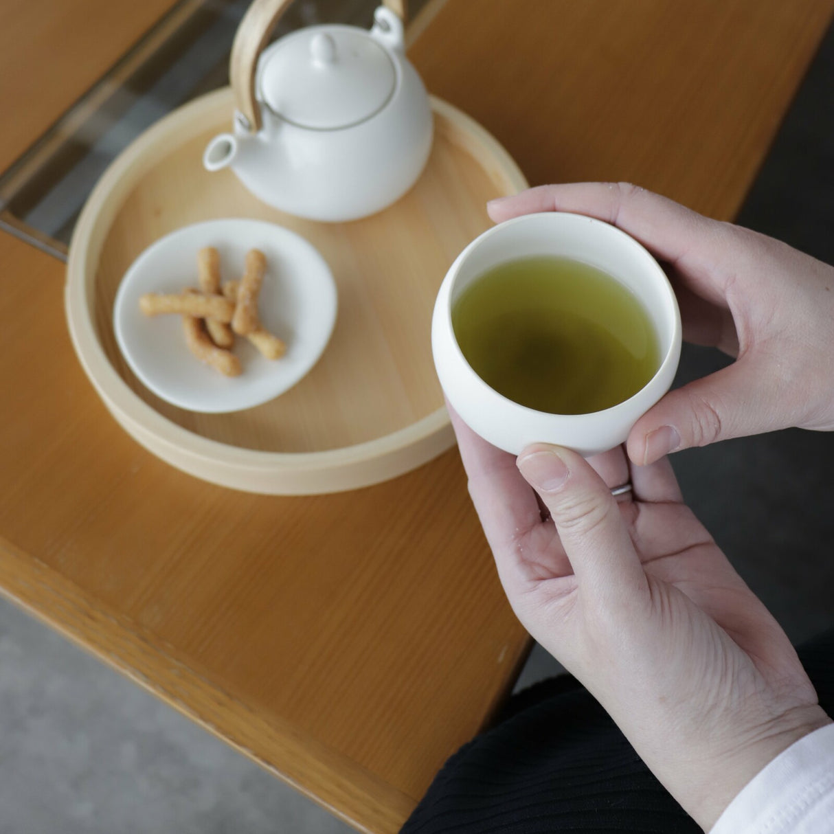 SALIU -YUI- 土瓶急須ギフトセット(ホワイト)【結】土瓶急須ギフト(ホワイト)