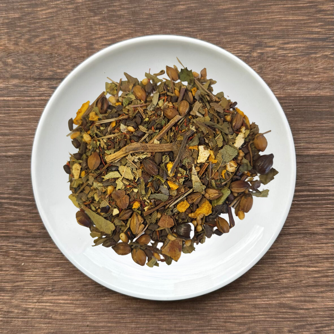 Nakazen: Yrttisekoitetta ~ 18 yrttiä pitkäikäisyyteen 長寿十八番茶