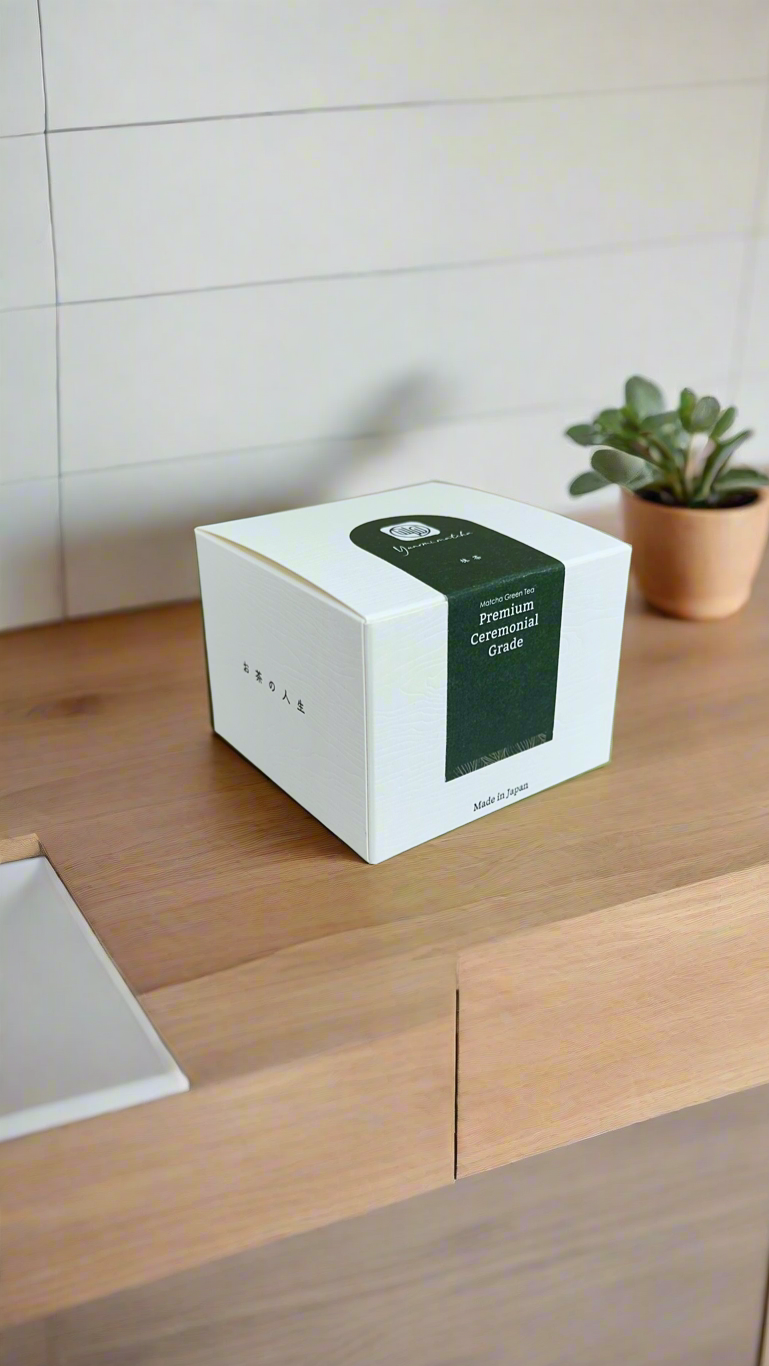 Yunomi Matcha luonnollisesti kasvatettu - Sahohime - Premium Ceremoniaal Grade (kivihiottu)