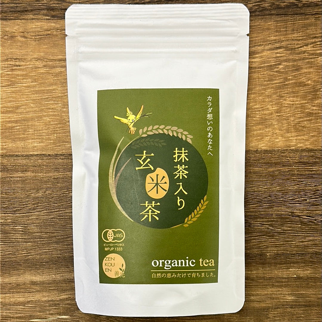 Zenkouen Tea Garden SZ007: Genmaicha ja Matcha (teepussit ja irtolehti)