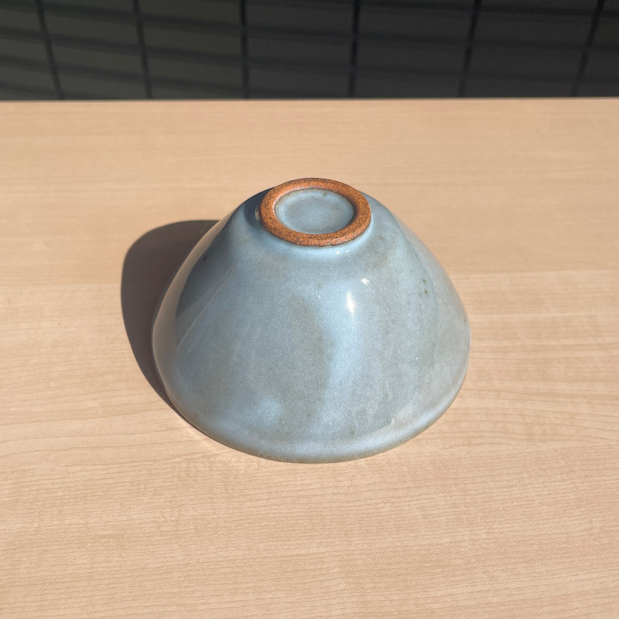 Blue Hagi Natsume Matcha Bowl