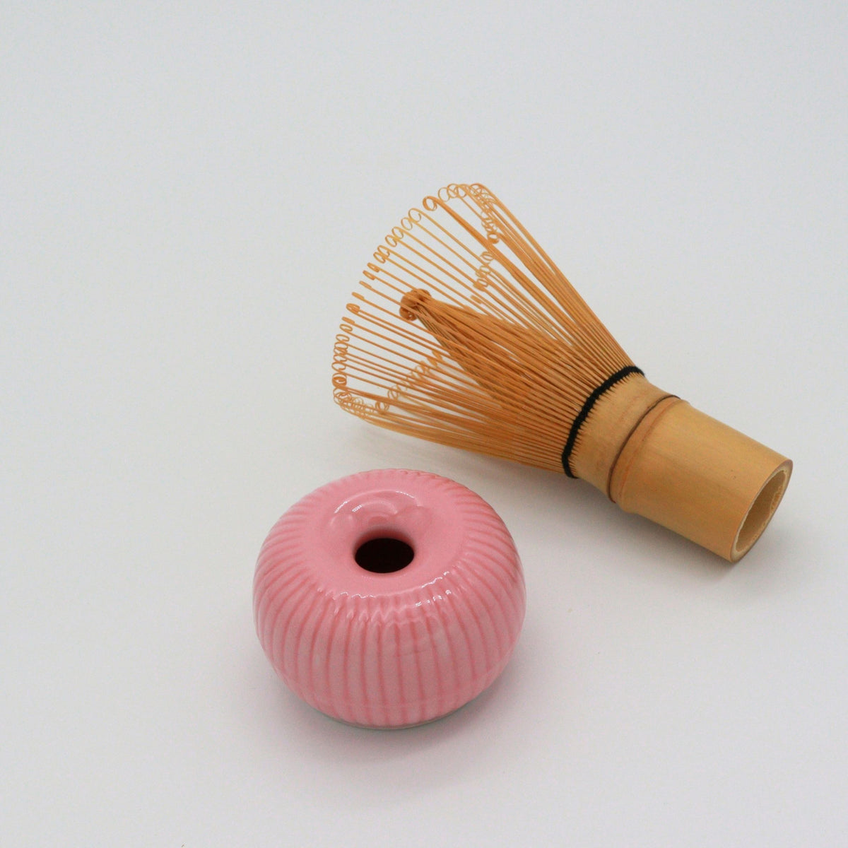 Minoyaki Matcha Whisk Holder (Pink) / 茶筅くせ直し (ピンク)