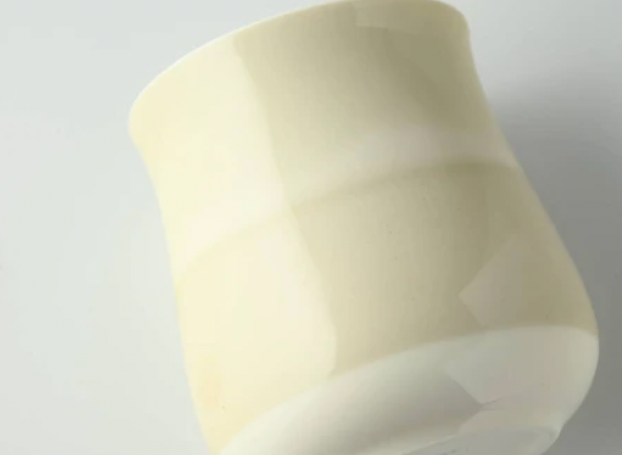 Miyama Minoyaki Large Oval Cup (vaaleanharmaa/harmaa) ポット(ライトグレー/グレー)