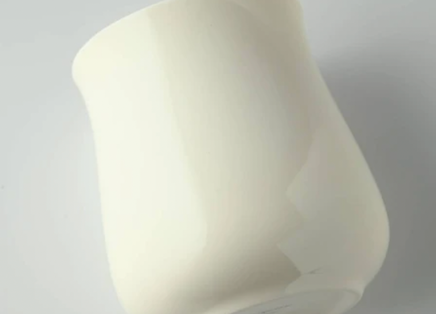 美山美濃焼 オーバルカップ(オフホワイト) ポット(クリームホワイト)