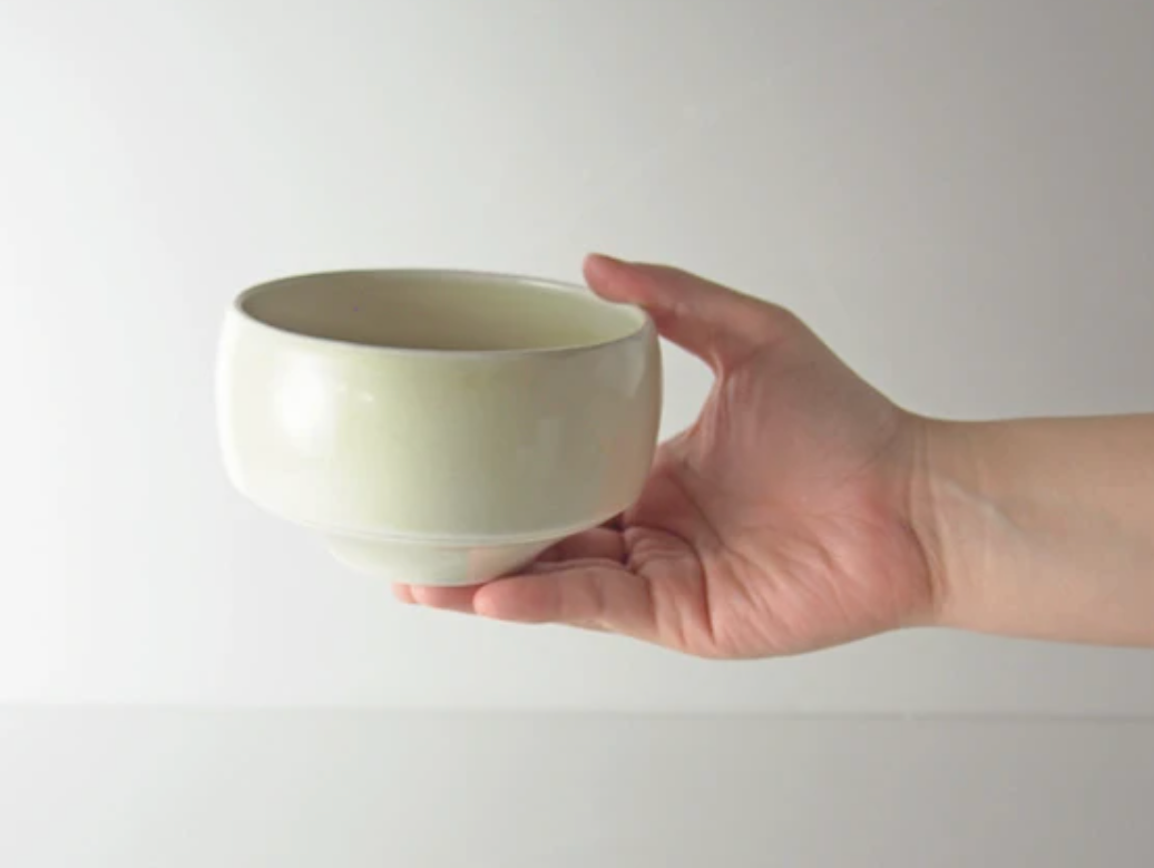 Saikai Ceramics: Hakuwan - Zouge 象牙、象牙磁器抹茶碗(ギフトボックス付き)