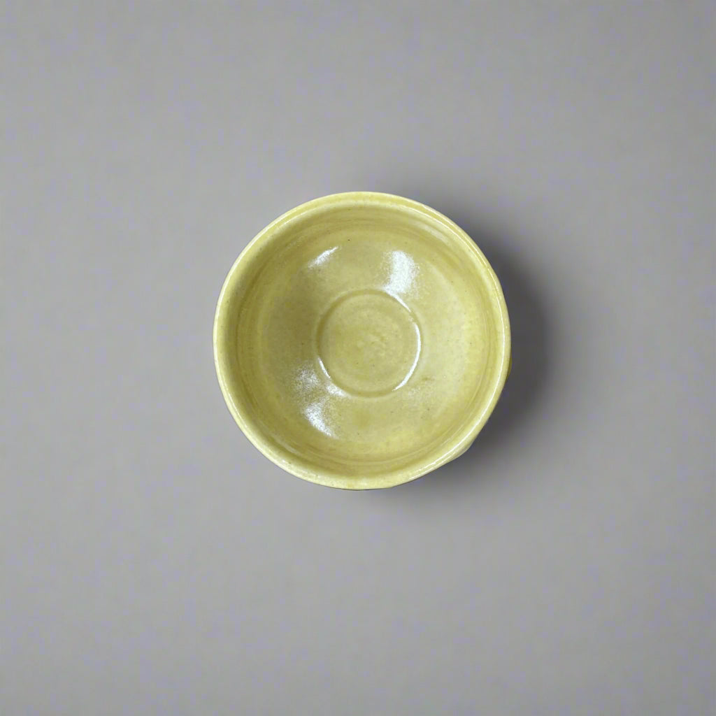 Seiangama: Handmade Mino-yaki Guinomi Cup 5 Piece Set with Wooden Box 手造り五様ぐい呑揃