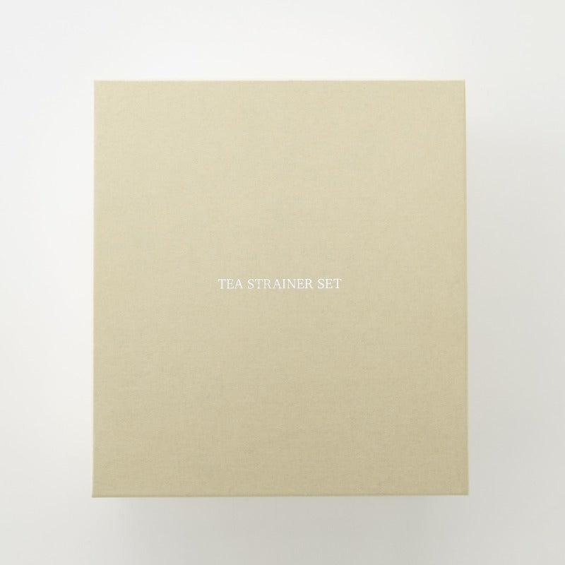 Three Snow: Tea Strainer and Glass Kyusu Set (Gold)