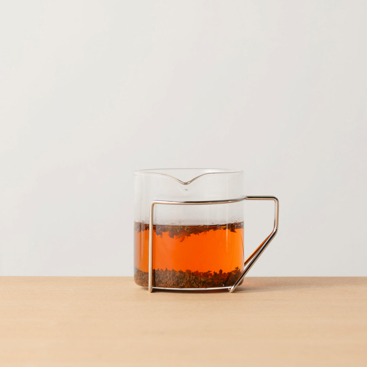 Three Snow: Tea Strainer and Glass Kyusu Set (Gold)