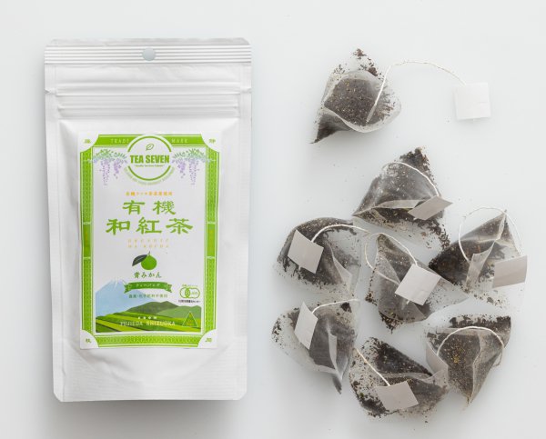 #0060.S5 NaturaliTea(ティーセブン):有機紅茶グリーンミカン青みかん入り有機和紅茶テイーバッグ