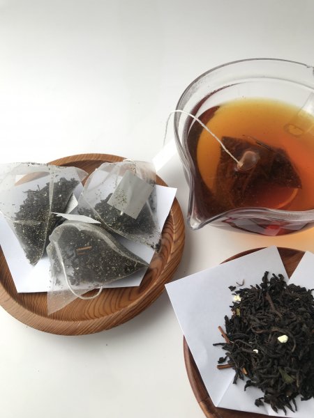 #0060.S5 NaturaliTea(ティーセブン):有機紅茶グリーンミカン青みかん入り有機和紅茶テイーバッグ