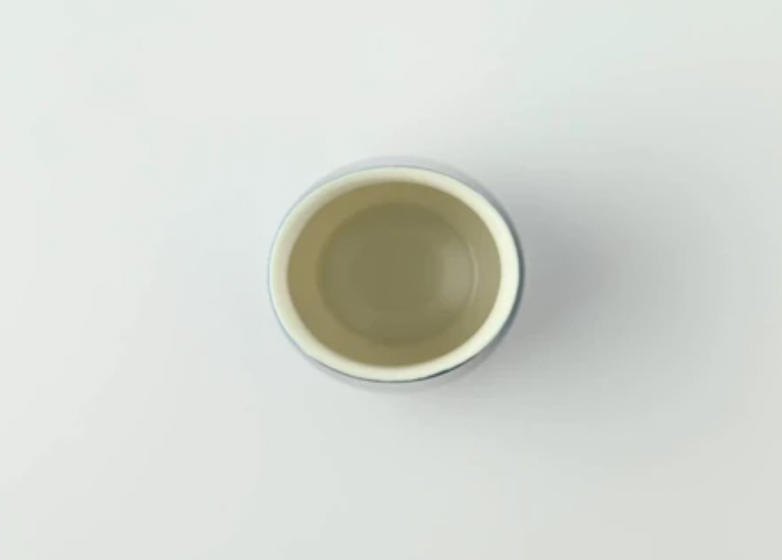 Miyama Minoyaki Oval Cup (Ink Blue) ポット(インクブルー)