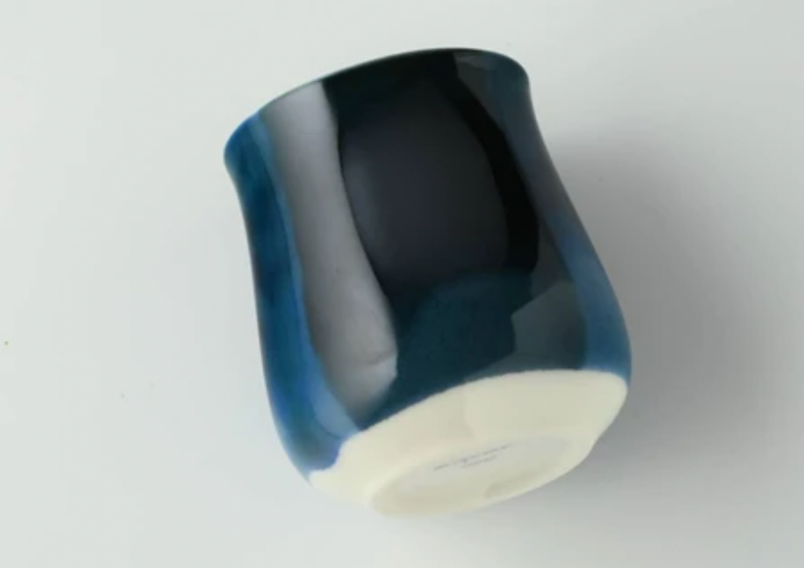 Miyama Minoyaki Oval Cup (Ink Blue) ポット(インクブルー)