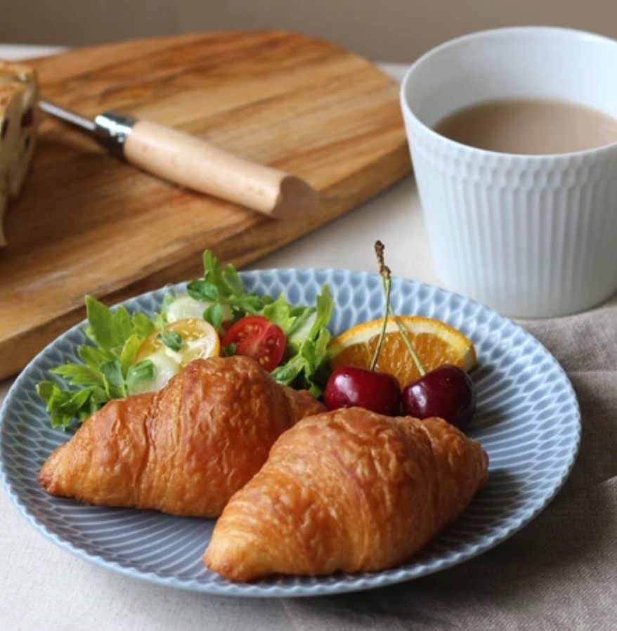 Oda Pottery: Sazanami Design 20 cm lautanen (sininen) 小田陶器さざなみプレート 20cm(ブルー)