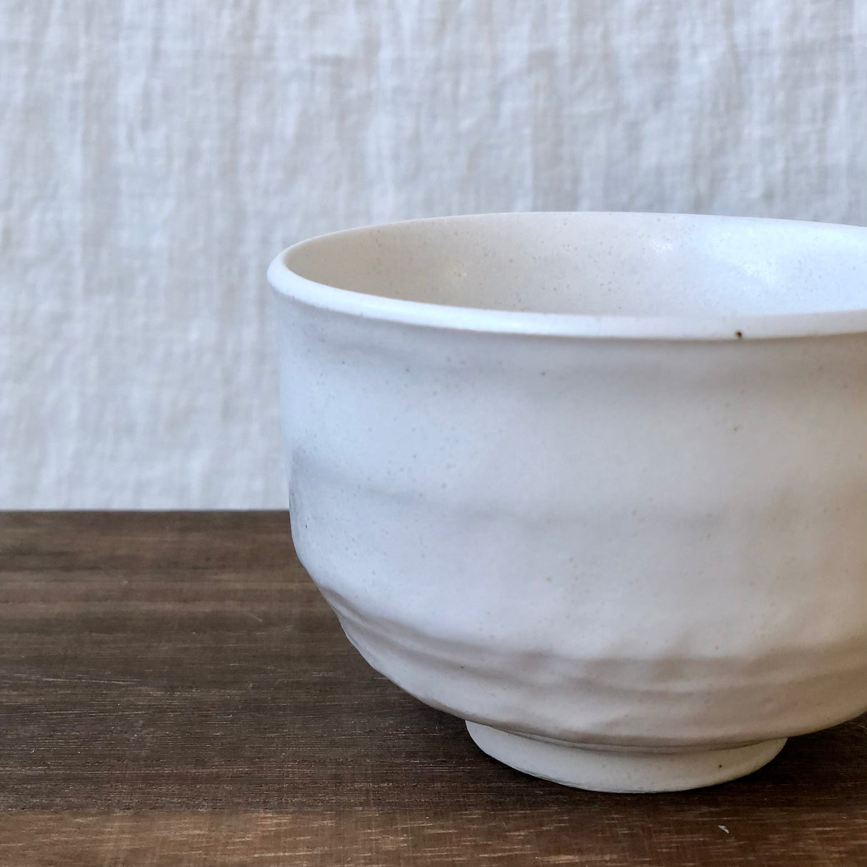 Kizoku Club: White Bizen-yaki Mini Matcha Bowl (available while supplies last)