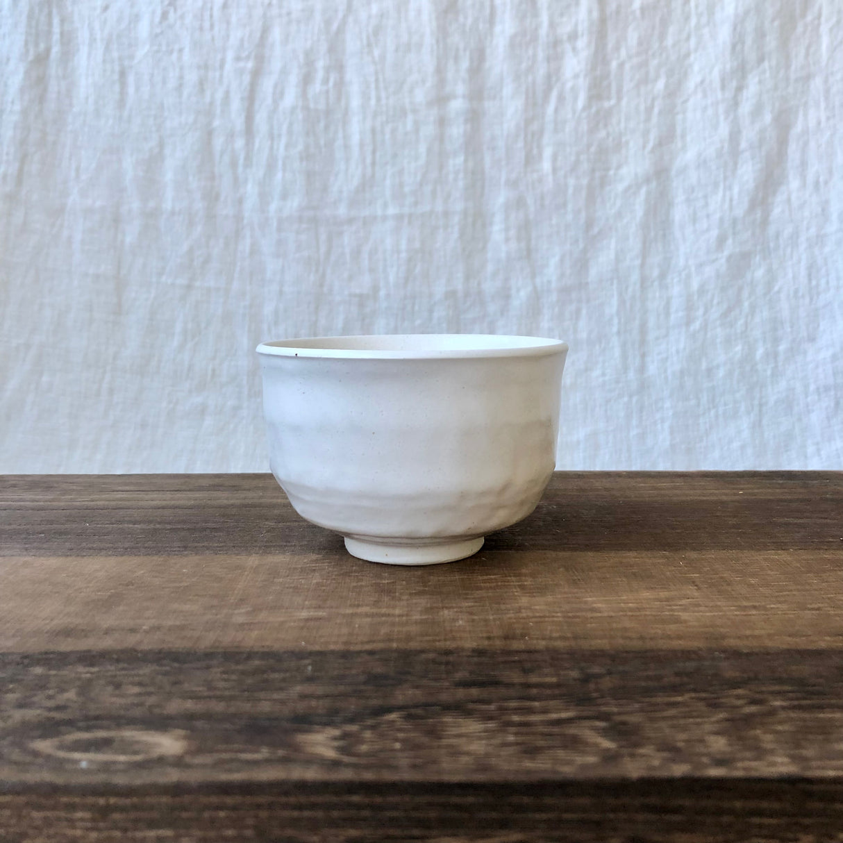 Kizoku Club: White Bizen-yaki Mini Matcha Bowl (available while supplies last)