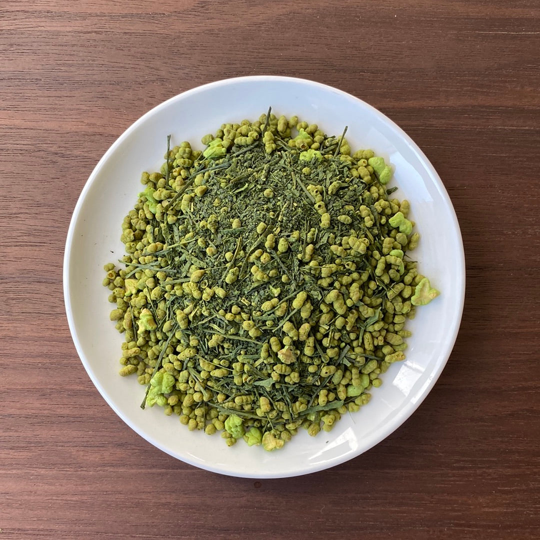 #0918.S2 Morita Tea Shop: Tea Time, Genmaicha with Matcha (200g)