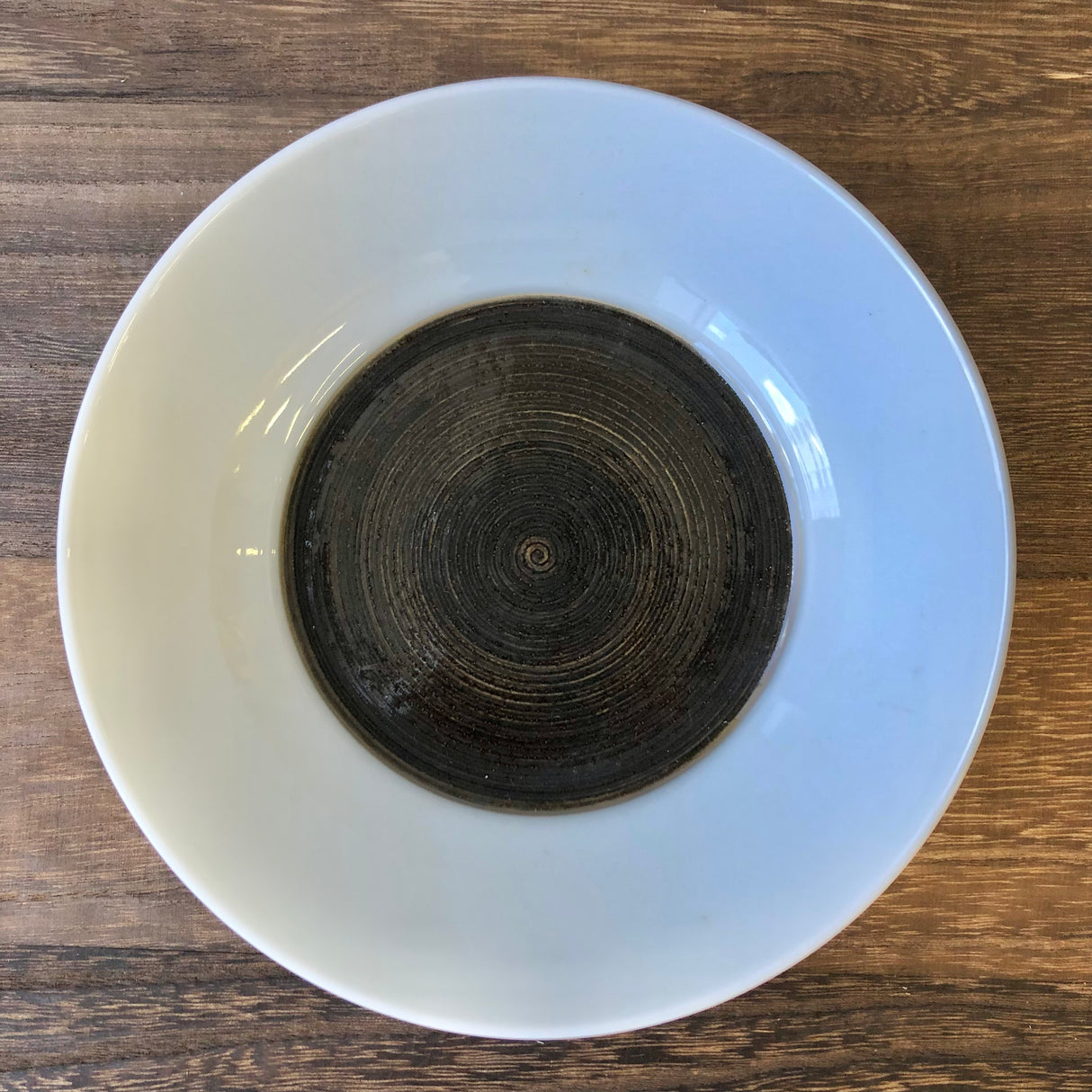 白山陶器:波佐見焼椀「麻の糸」(藍色またはセピア色)