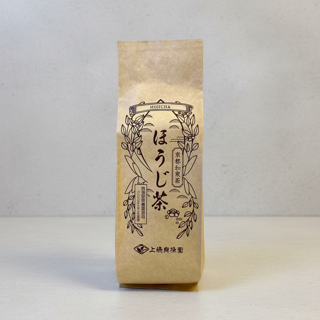 #0695 上島製茶:自然栽培 京都ほうじ茶(森田式焙煎機)