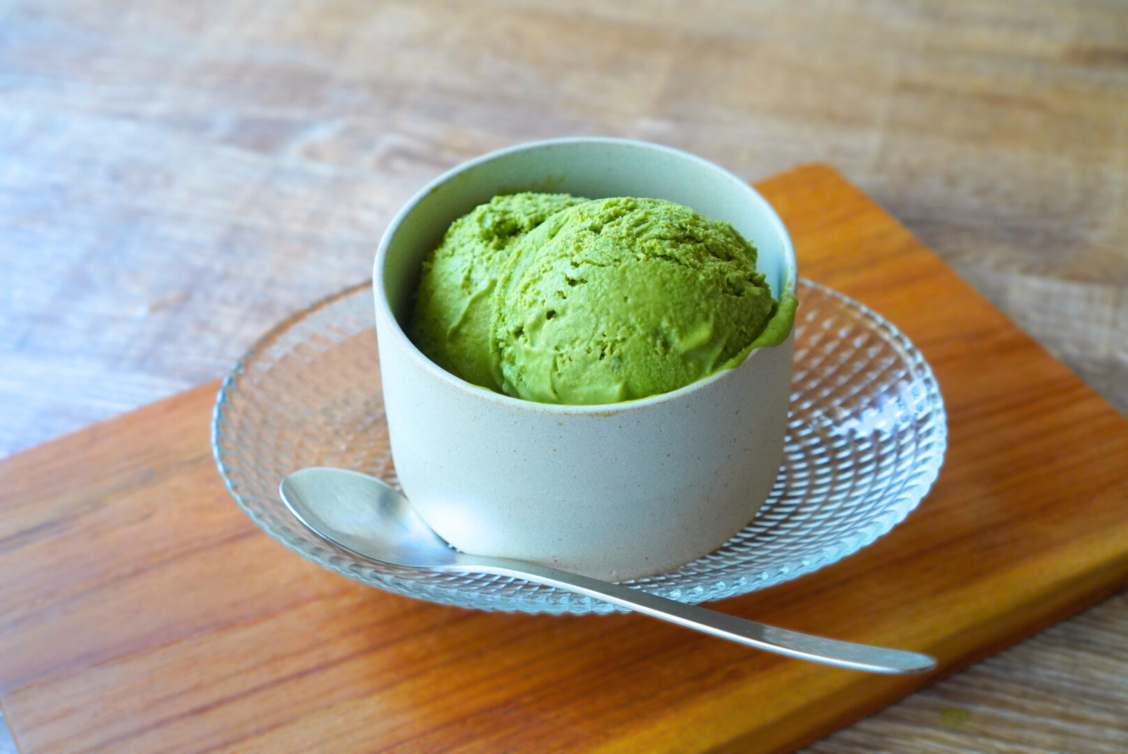 3-Ingredient Fluffy Matcha Ice Cream Recipe