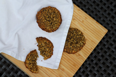 hojicha oat biscuits