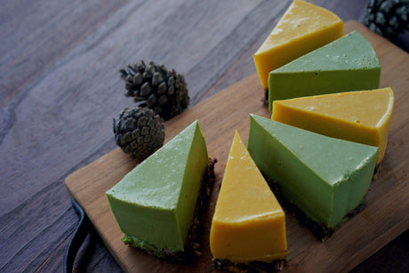 No-Bake Matcha & Pumpkin Tart Recipe - Yunomi.life