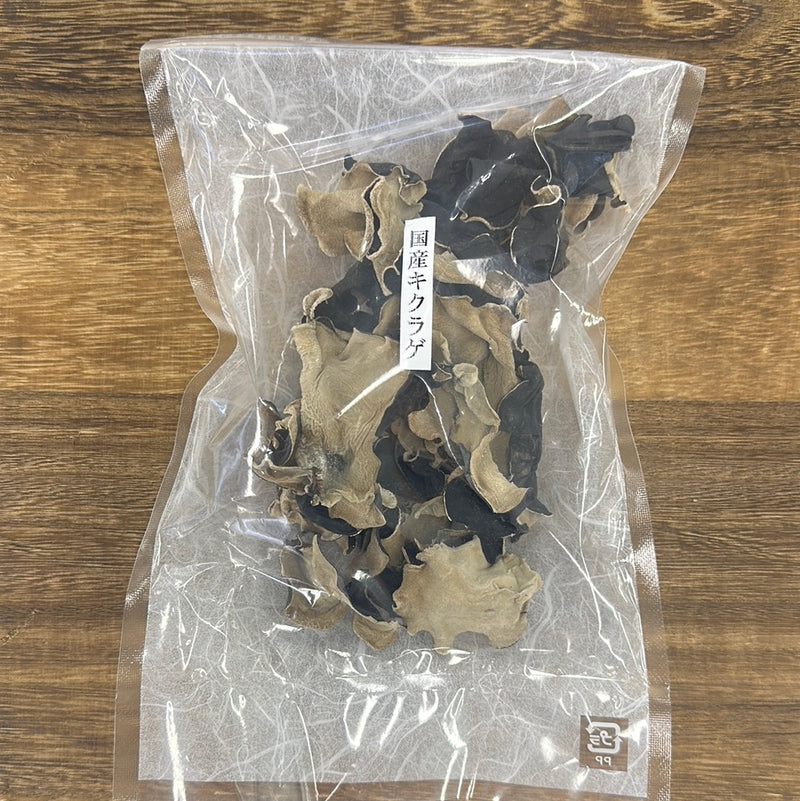 Bushuya: Premium Dried Black Kikurage Mushrooms from Aichi, Japan