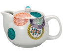 Kutaniyaki Kutsurogi Tea Set - White - K8-600