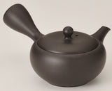 Takasuke Kiln (Y118): Tokoname mini kyusu, black 100 ml 高資陶苑