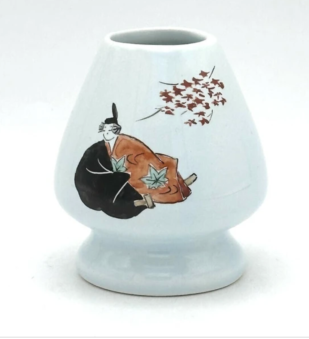 Nagomi: Chasen Holder, Bamboo Whisk Stand (Momiji-no-ga, 紅葉賀)