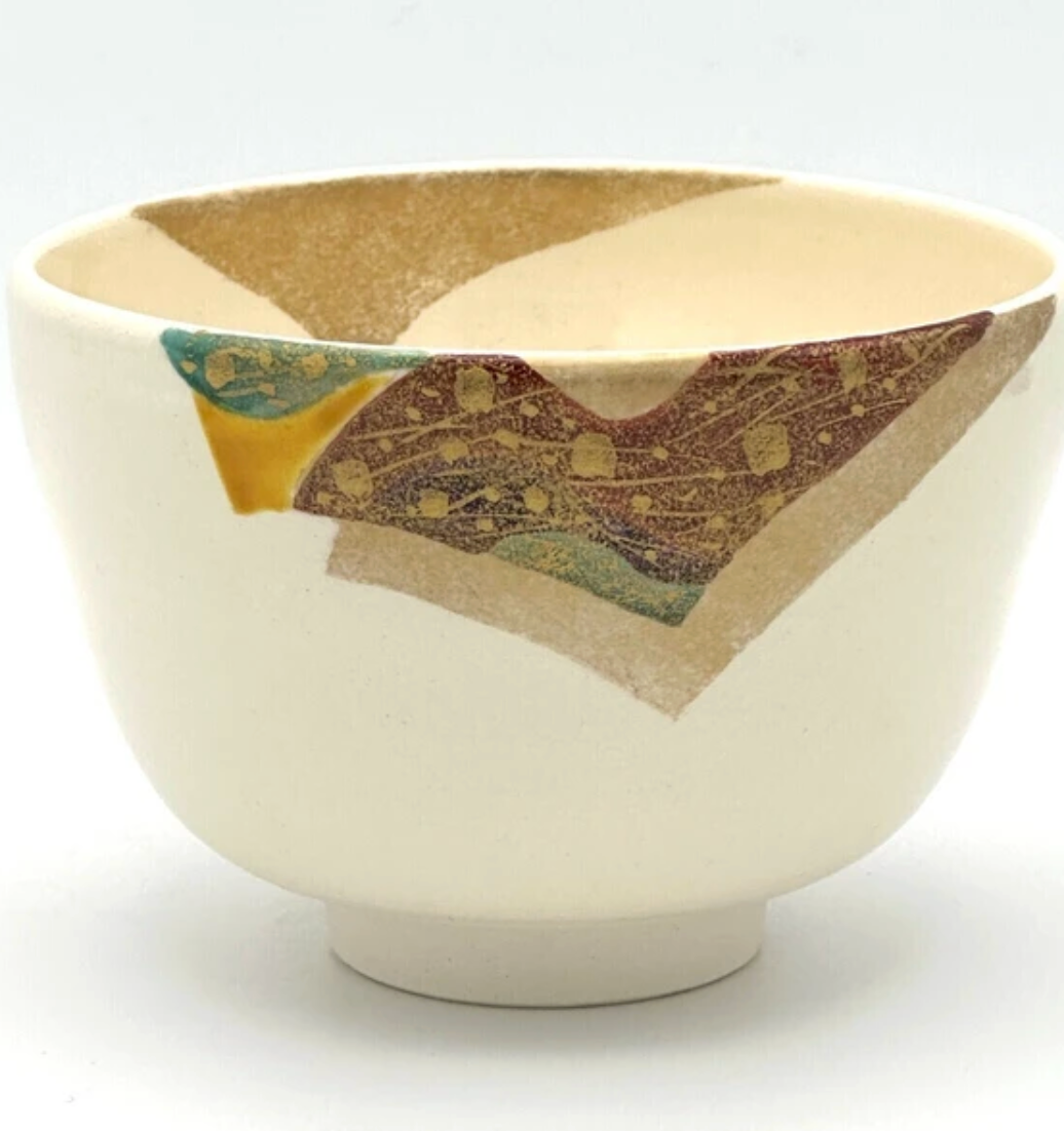 なごみ：京焼抹茶椀（京焼抹茶椀 王朝紋・王朝紋）