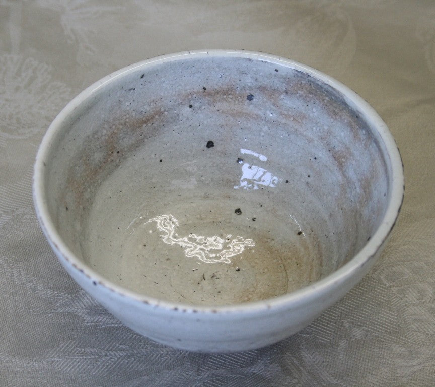 Yamaki Ikai: Tokoname White Kohiki Matcha Bowl 石堂粉引抹茶碗