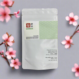 Sakura Sencha sokeroiduilla Sakuran lehdillä (Chasandai) 桜煎茶