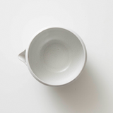Origami Kai - Pour Kinu White - Minoyaki Porcelain Matcha Bowl with Pouring Lip