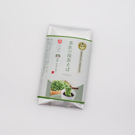 Hekien Ocha no Jumpei : Matcha Soba Noodles　茶匠の抹茶そば yunomi.life