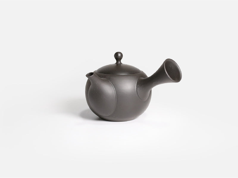 Jinsui Kiln: IROIRO 01 - SUMIKURO (290ml, Tokoname Kyusu Tea Pot, Black)