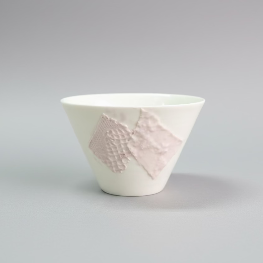 Kaoli Nakamura: Triangle Cup with Patchwork Accent