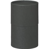 Seiwa 16338: Black Cylindrical Paper Canister 67 x 103 mm