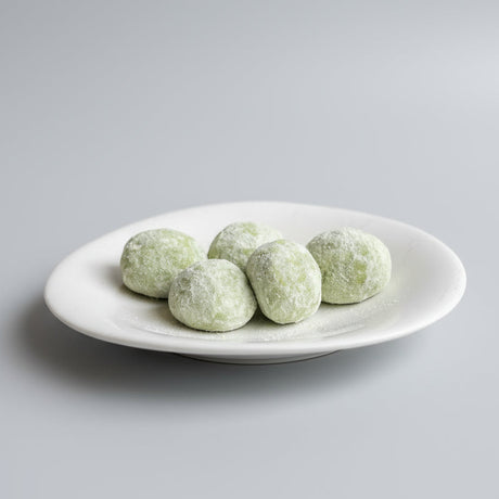 Matcha Snowball Cookies