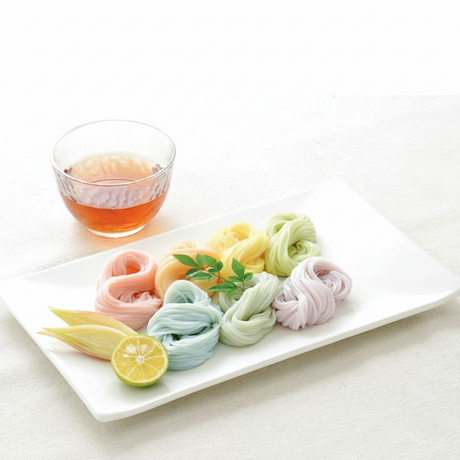 Miwa no Niji (みわの虹)— Premium Rainbow Miwa Somen Noodles yunomi.life