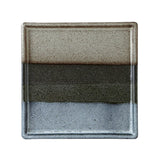 Kanesho Toki: Blue Woven Pattern Plate / 錦織 角皿