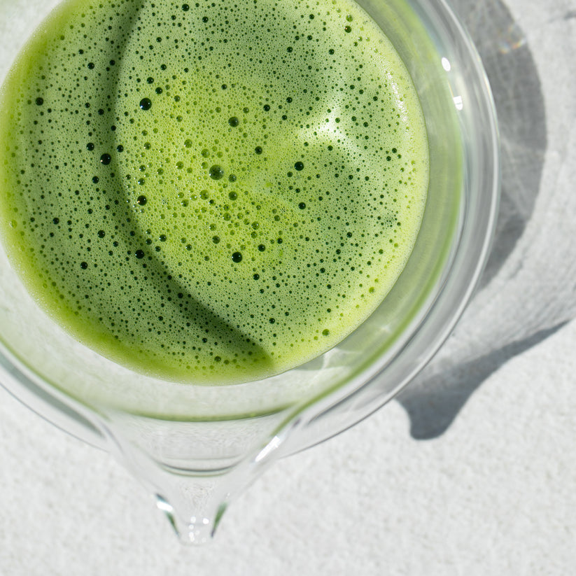 Origami  - Glass Katakuchi Matcha Bowl with Pouring Lip yunomi.life 6