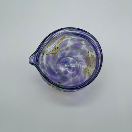 Suikaen: Crystal Series (Katakuchi Chawan Glass Matcha Bowl with Spout ) SORA yunomi.life 2