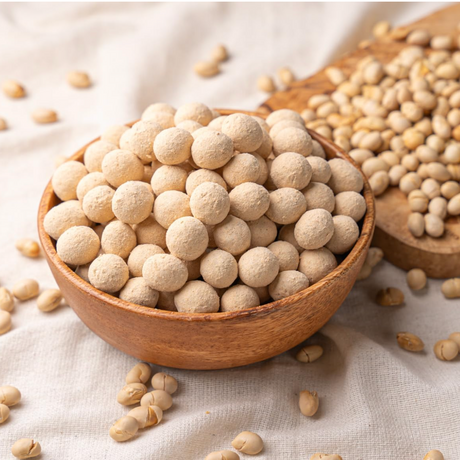 Tomoguchi:  Kinako Roasted Soybean Snack (国産きなこ大豆) yunomi.life 