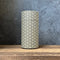 Okumura Seikan: Tea Canister, Fabric (size for 175g sencha), Design: Asanoha Hemp Leaves Gray