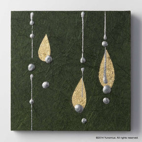 Hana & Haku: Decorative Washi Paper Panel (Green #5) - Yunomi.life