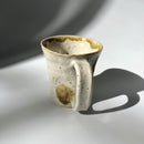Hiroshi Hirai: Heart Shaped Mug Cup, Yellow Accents - Yunomi.life