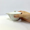 Yamatane キ39-26: Tea Professional's White Porcelain Hohin Tea Pot (Ceramic Mesh, 140ml) 美濃焼 研茶用急須（洞穴茶こし）