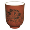 Yamatane: Yunomi Tea Cup, Engraved Botan Flower Design ヨ35-24