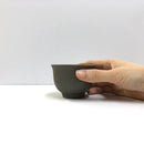 Isobe Ceramics (Tsuzuki Yutaka): Tokoname Guinomi Cups Brown - Swirl Design 80 ml - Yunomi.life